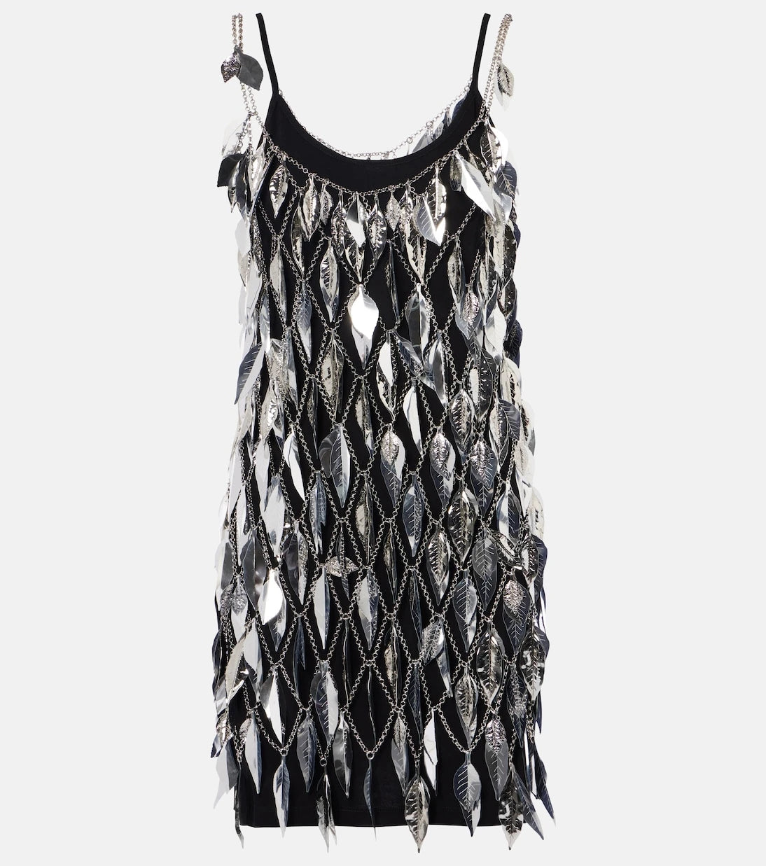 Rabanne - Chain-detail embellished minidress
