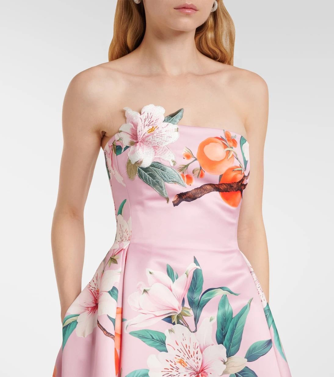 Leo Lin - Nora floral cocktail dress