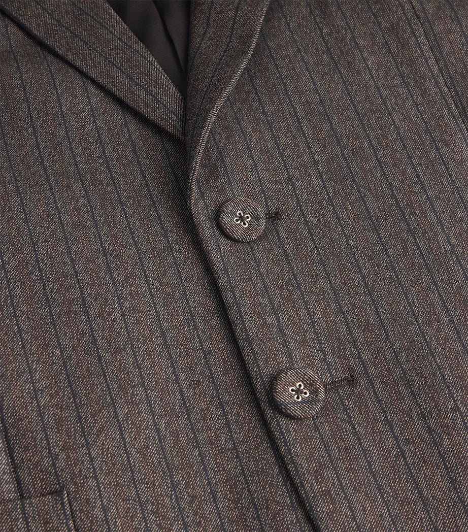 Grey Wool-Blend Alto Blazer