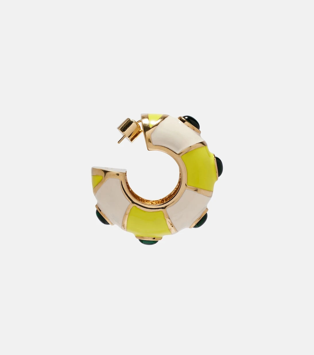 Jacquemus - Rayures süslemeli halka küpe