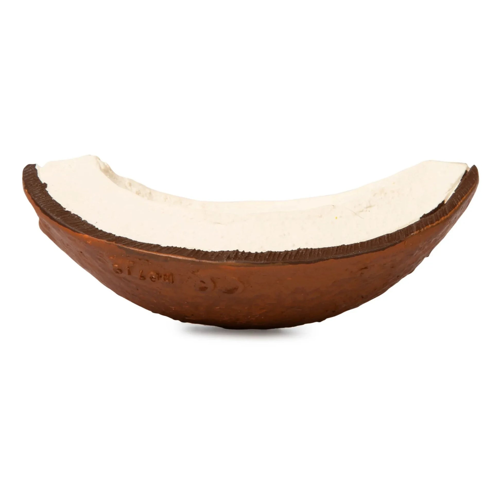 Oli & Carol - Coco the Coconut Teething Ring | White