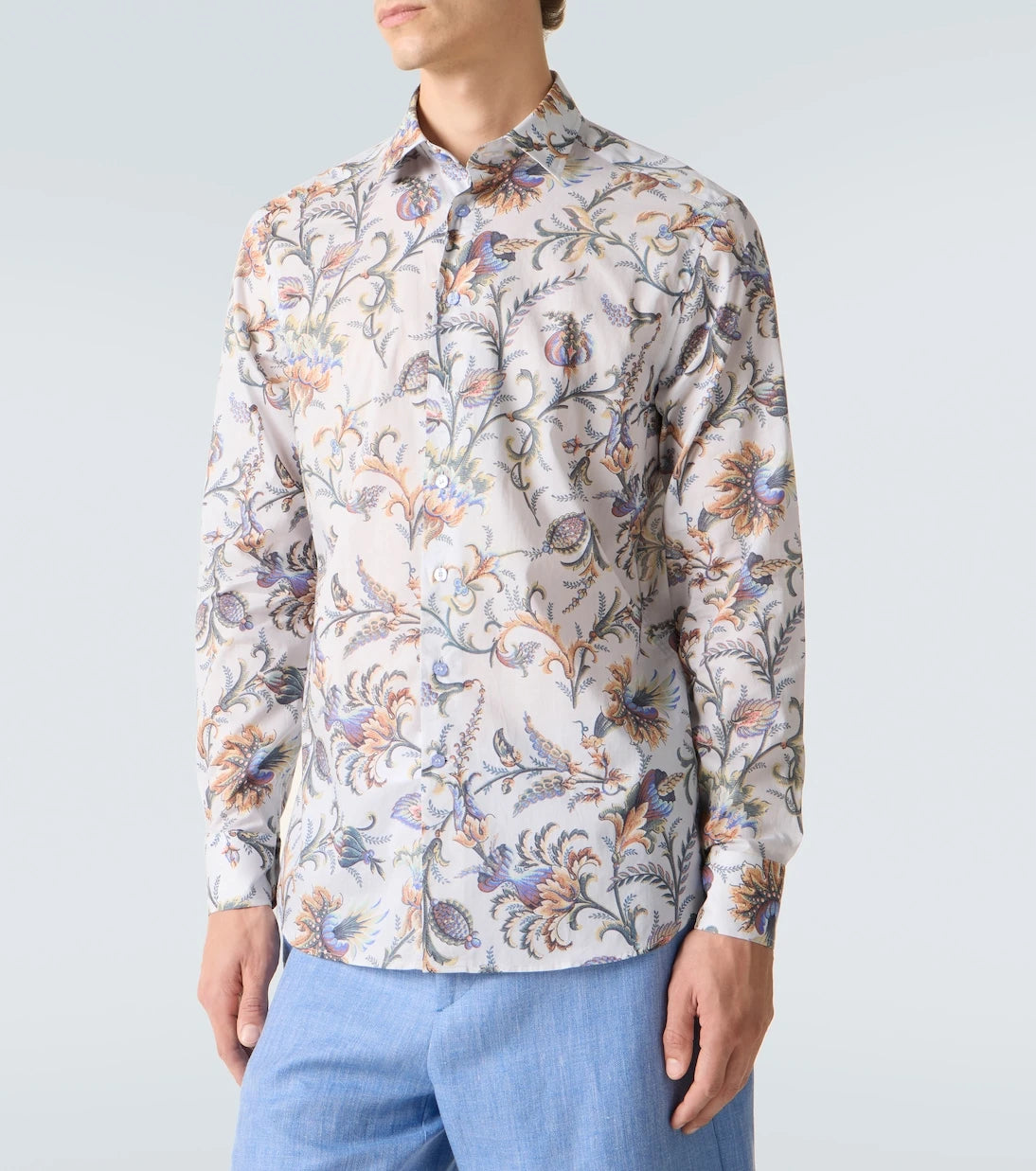 Etro - Floral cotton shirt