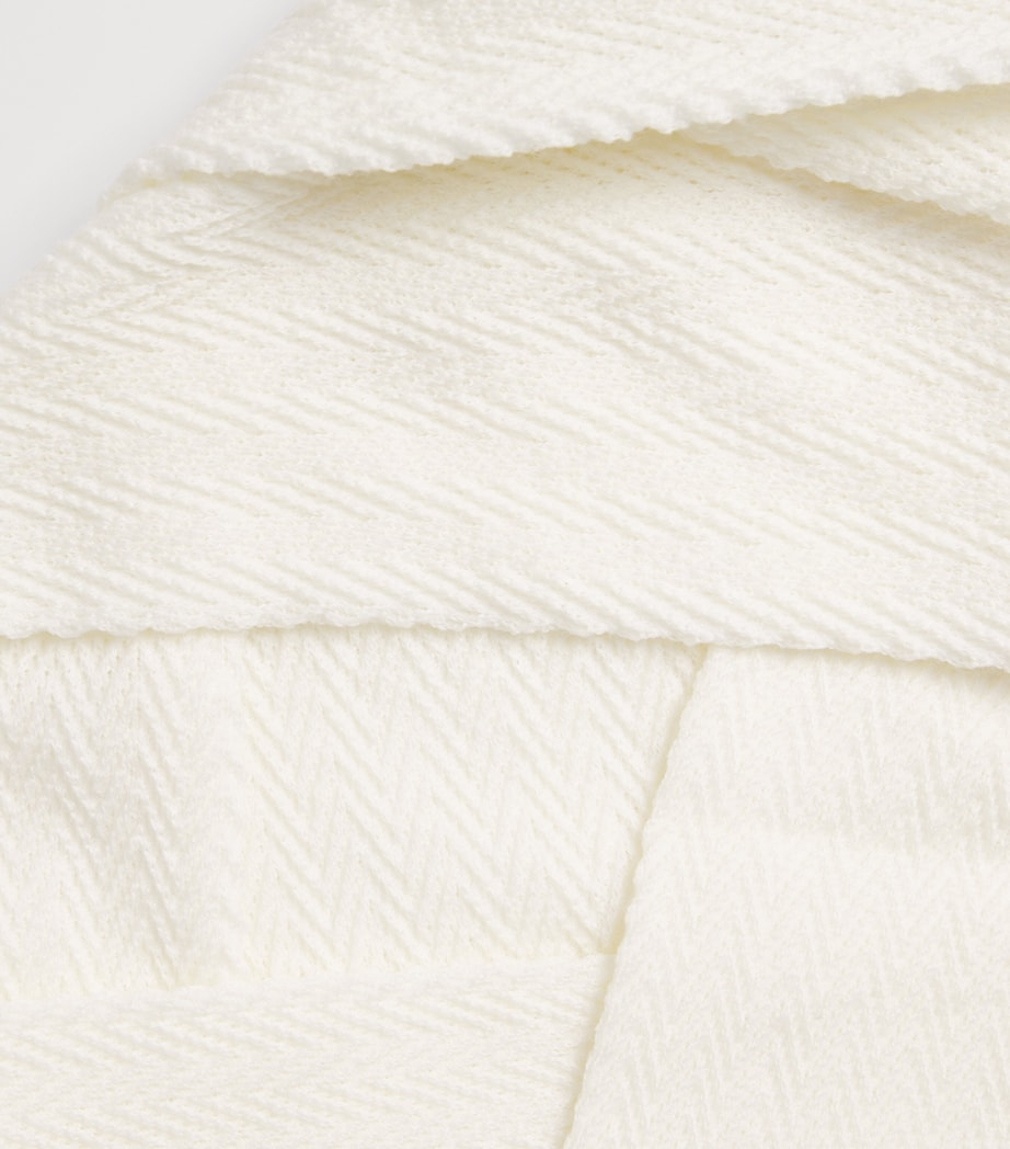 Falke White Wool-Blend Fable Estate Tights