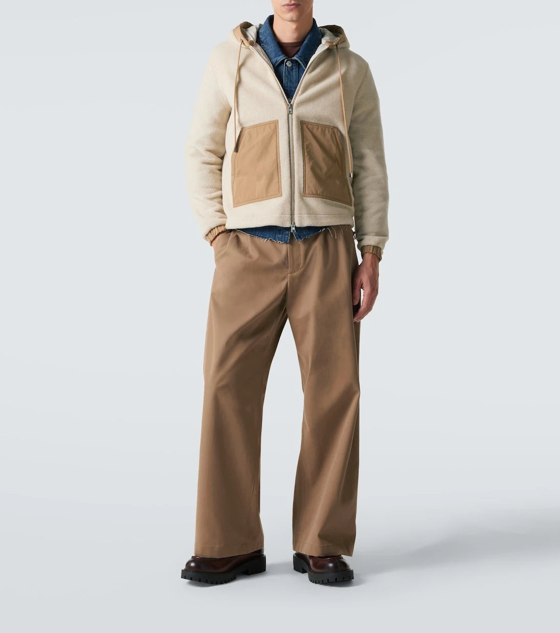 Moncler - Fleece zip-up hoodie