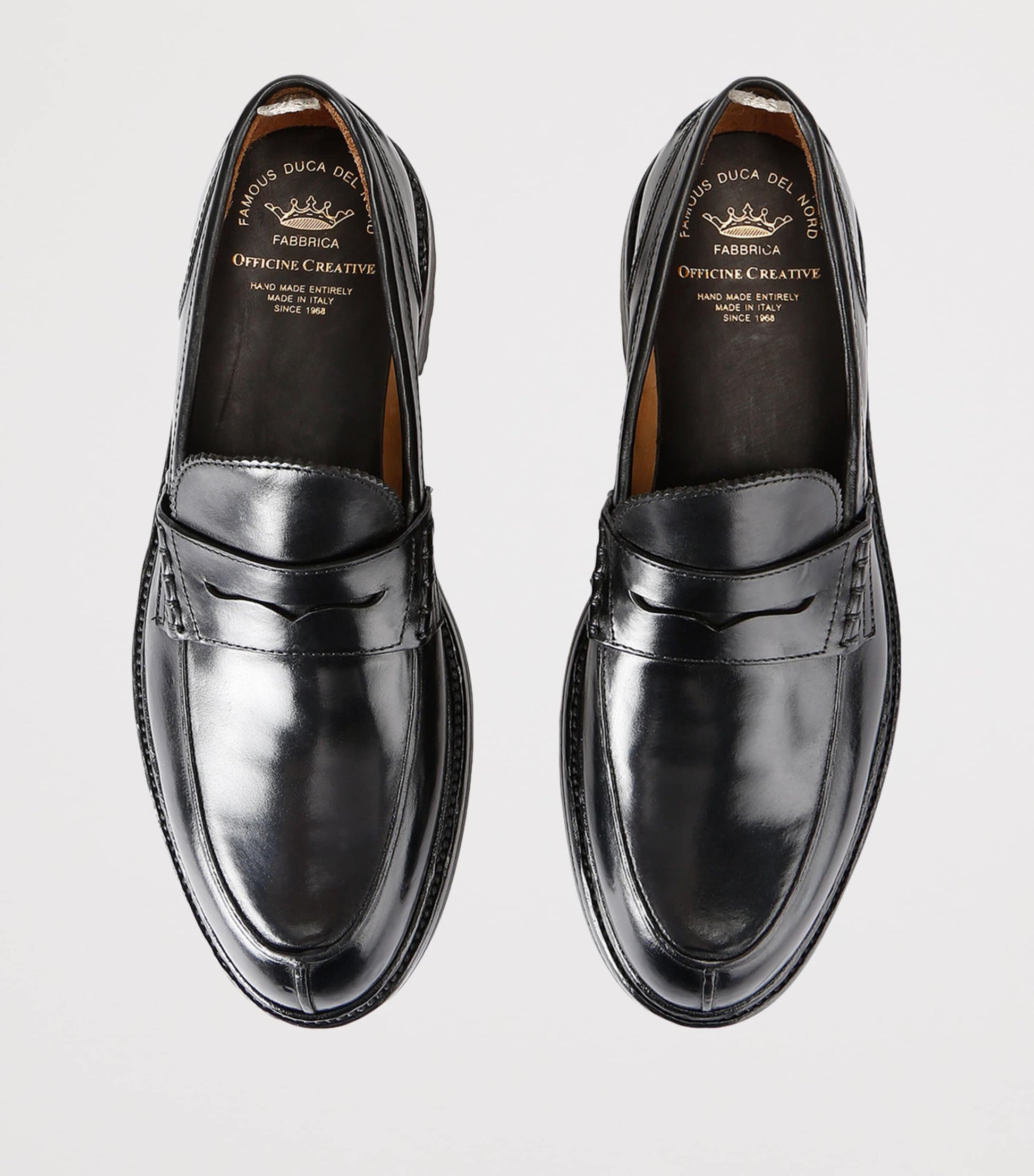 Officine Creative Leather Sax Flexi Loafers
