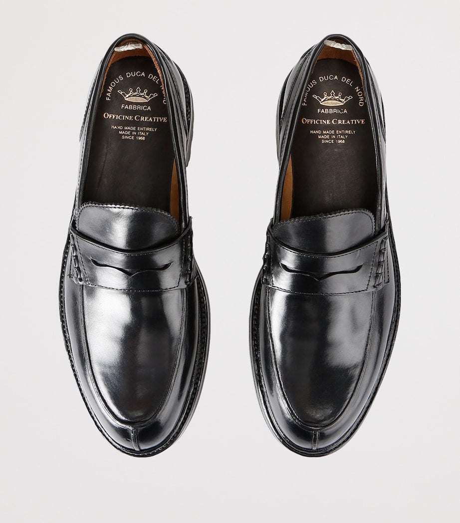 Officine Creative Leather Sax Flexi Loafers