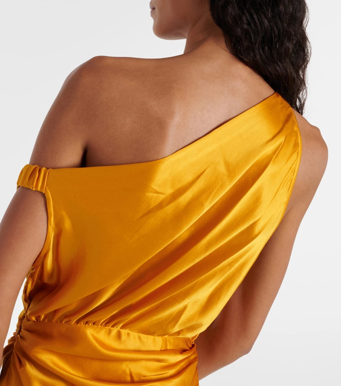 The Sei - Draped silk satin wrap gown