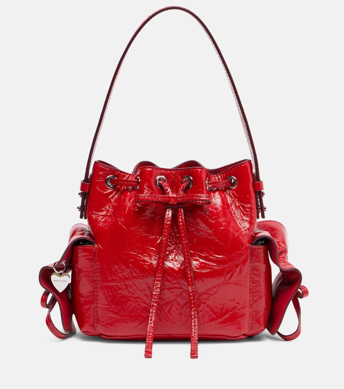 Acne Studios - Multipocket Mini leather bucket bag