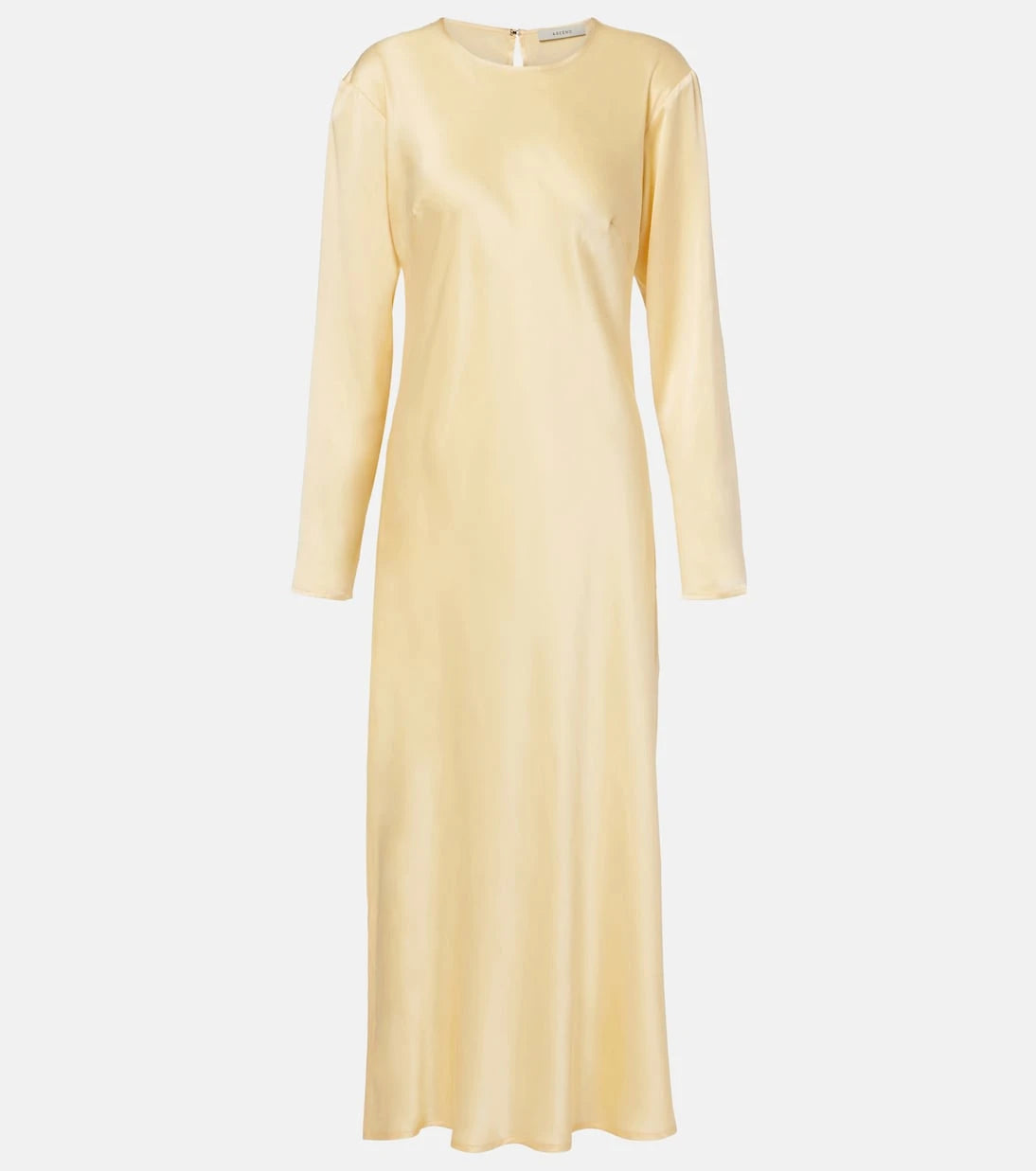Asceno - Salina silk charmeuse midi dress