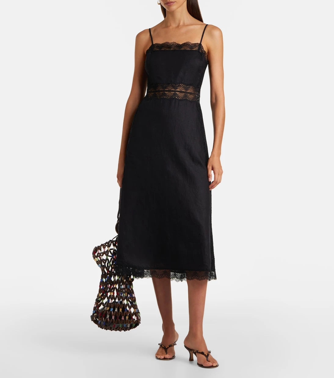 Staud - Del Mar beaded shoulder bag