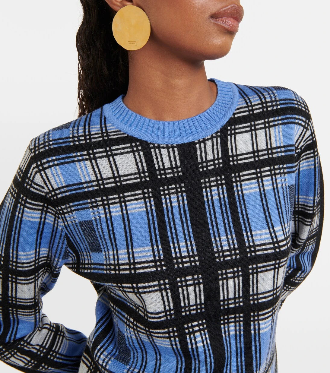 Dodo Bar Or - Tessa checked wool sweater