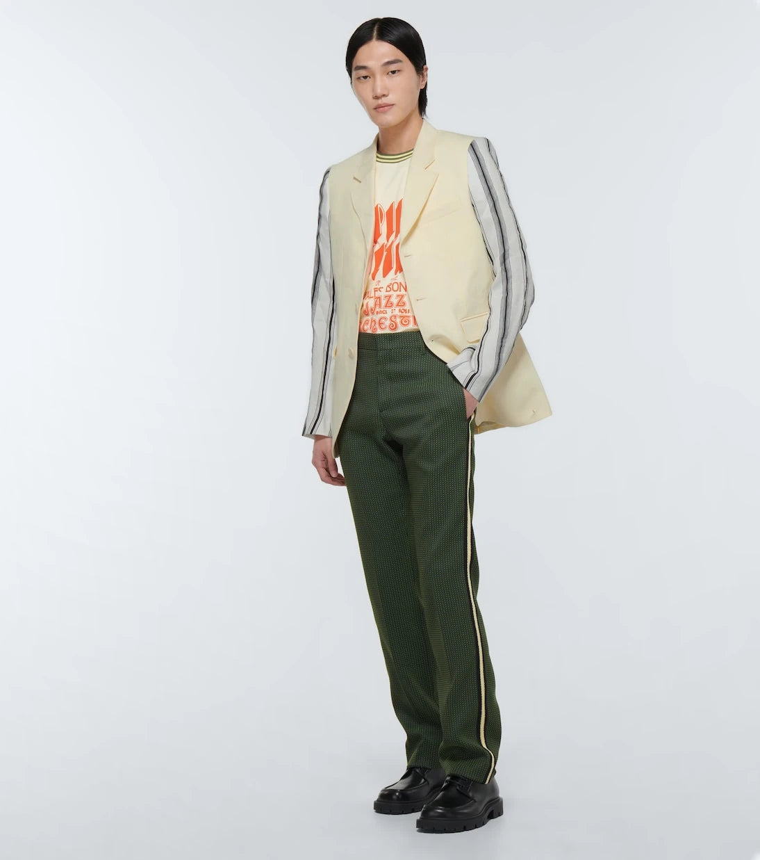 Wales Bonner - Malick cotton and linen blazer