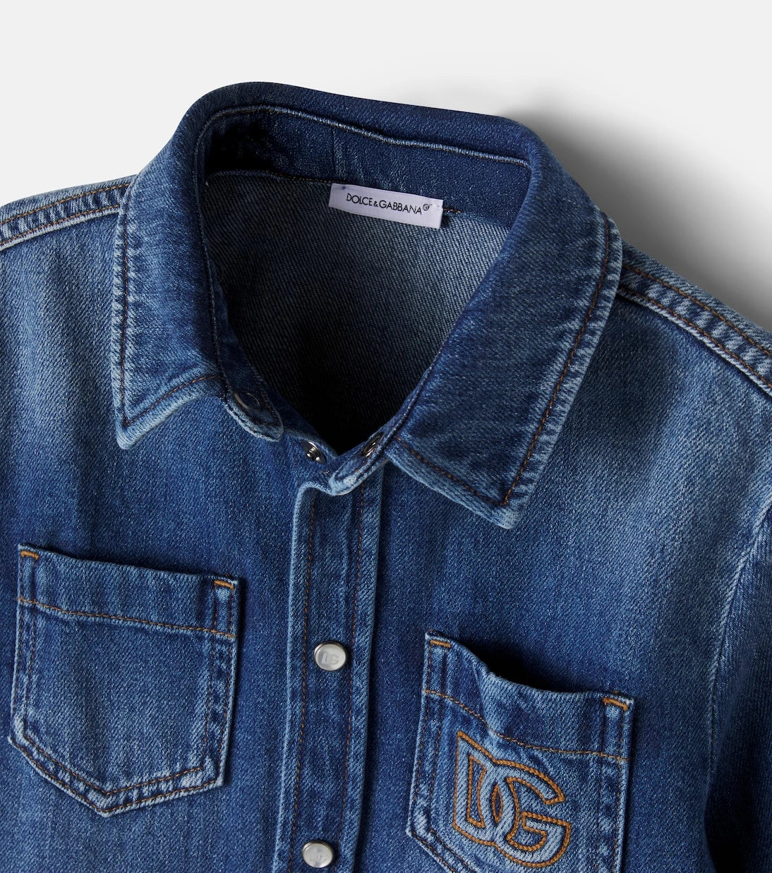Dolce&Gabbana Kids - DG denim shirt