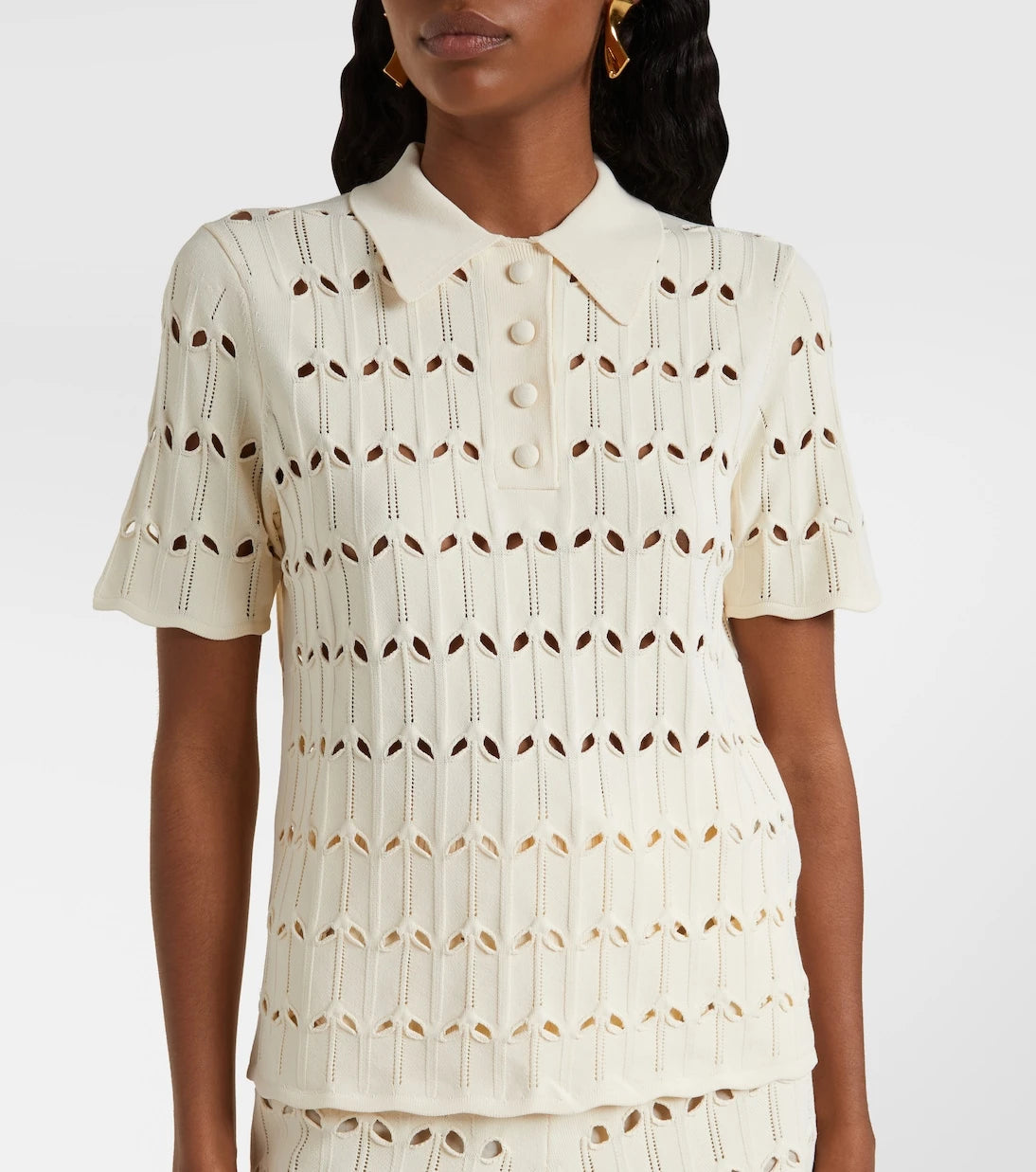 Zimmermann - Rhiannon pointelle top