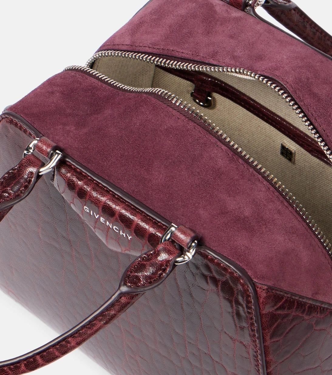 Givenchy - Antigona Cube Mini patent leather tote bag