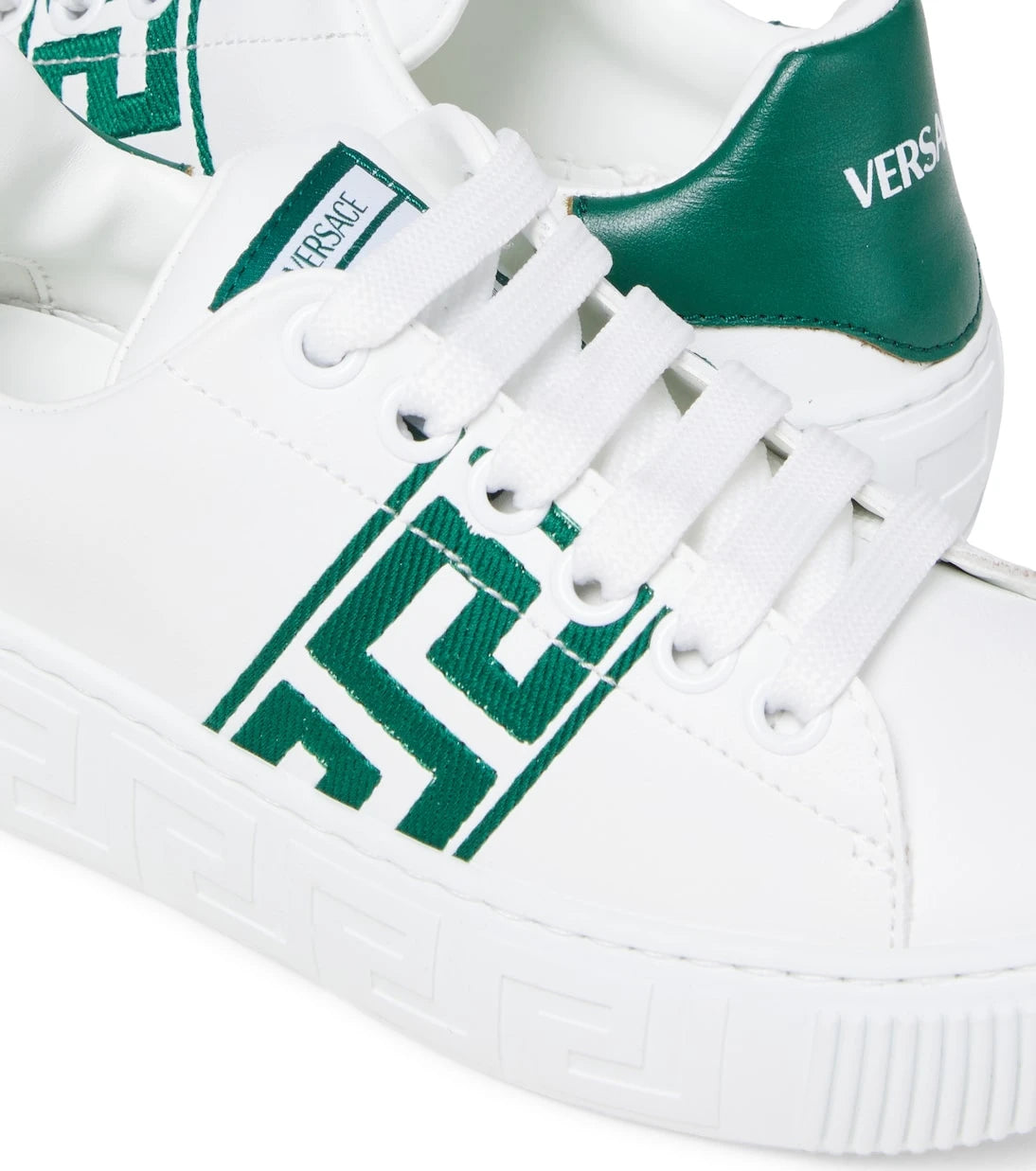 Versace Kids - Greca embroidered sneakers