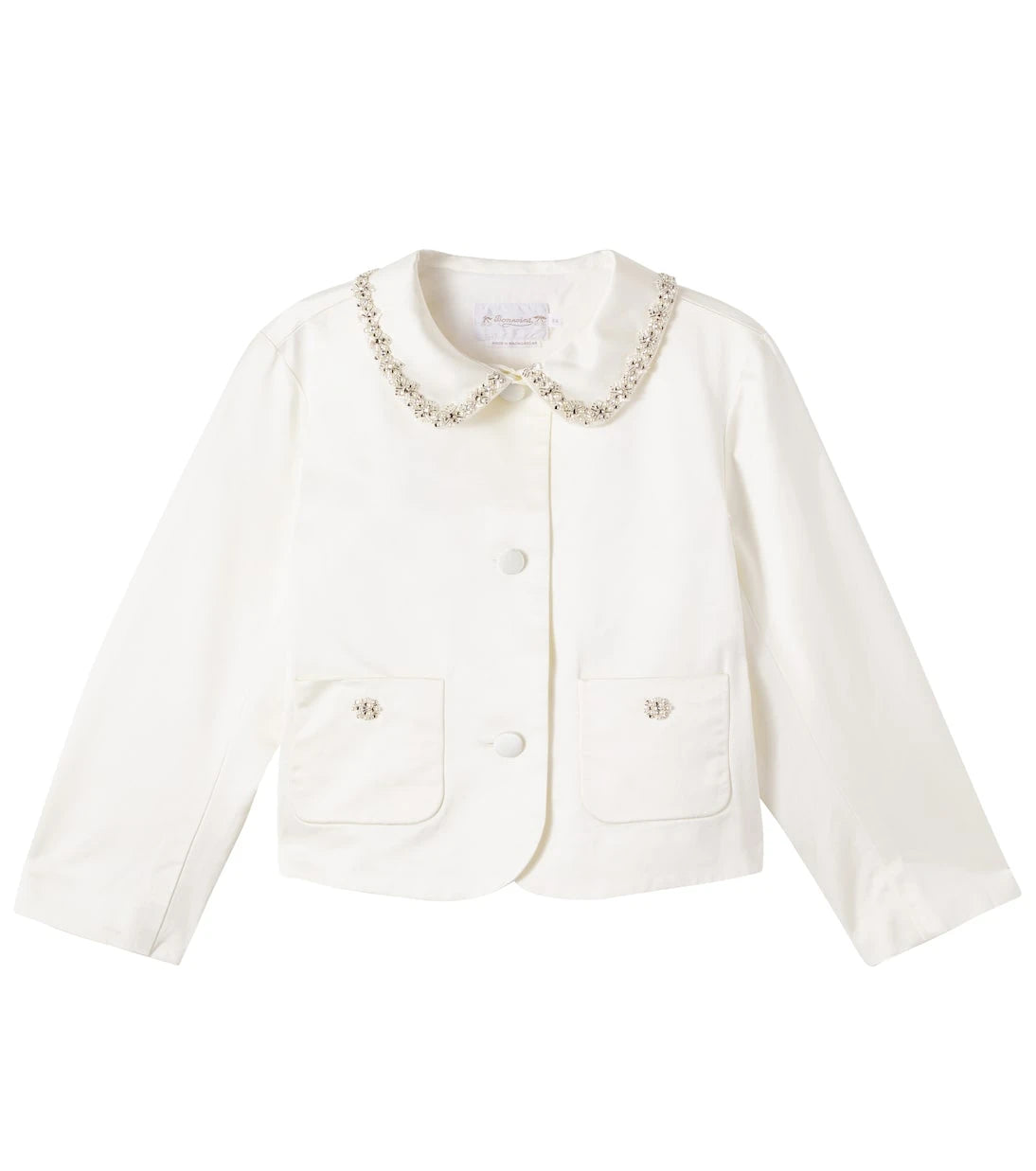 Bonpoint - Laelia embellished cotton-blend jacket