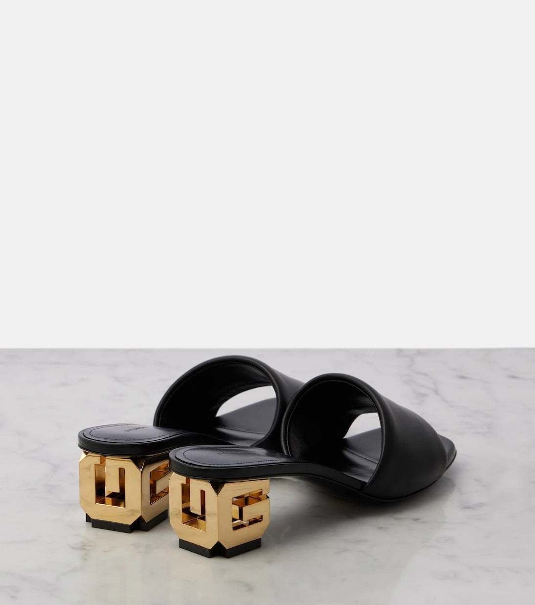 Givenchy - G Cube leather mules