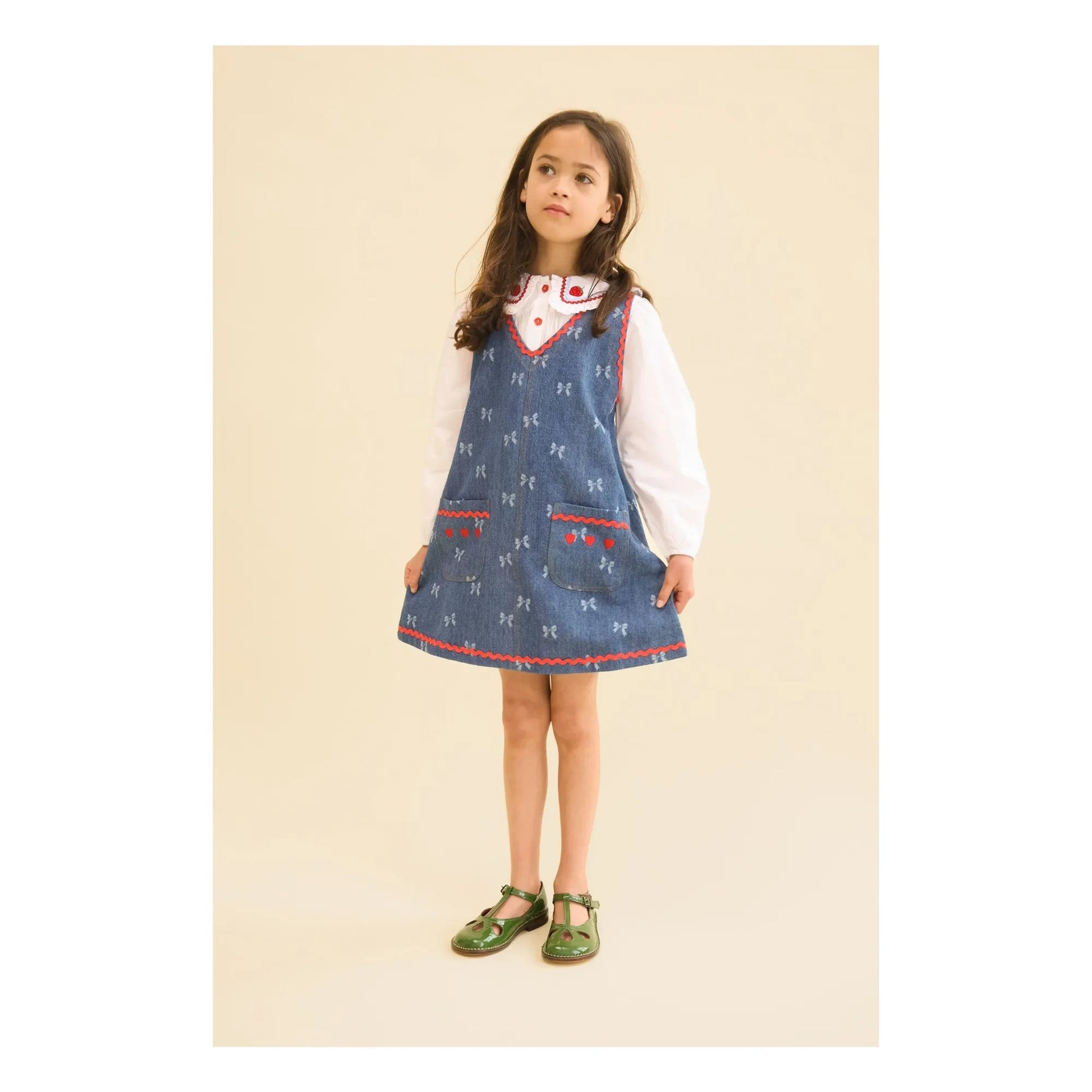 Flöss - Denim Eva Knot Dress | Blue