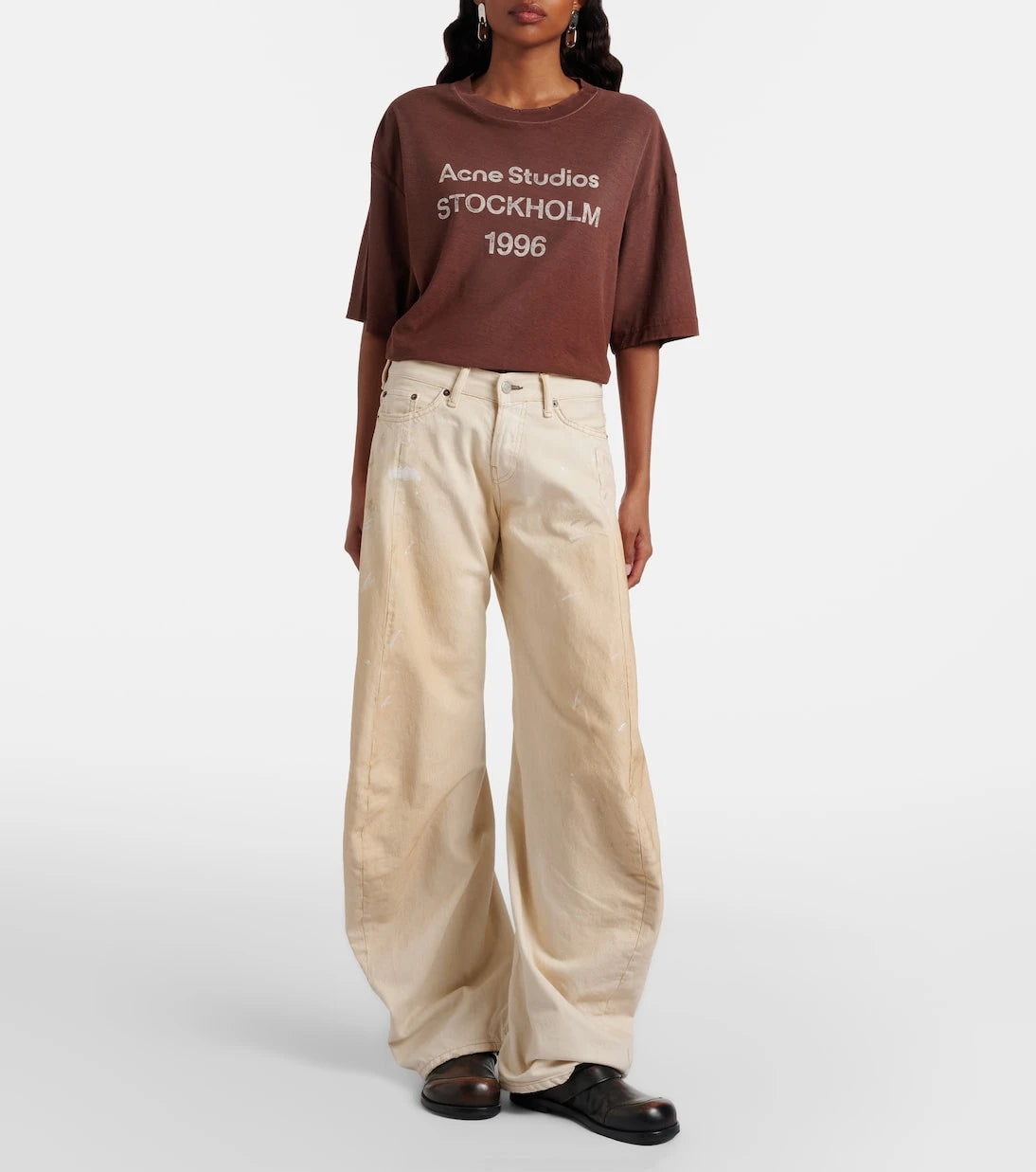 Acne Studios - 2006 distressed barrel-leg jeans