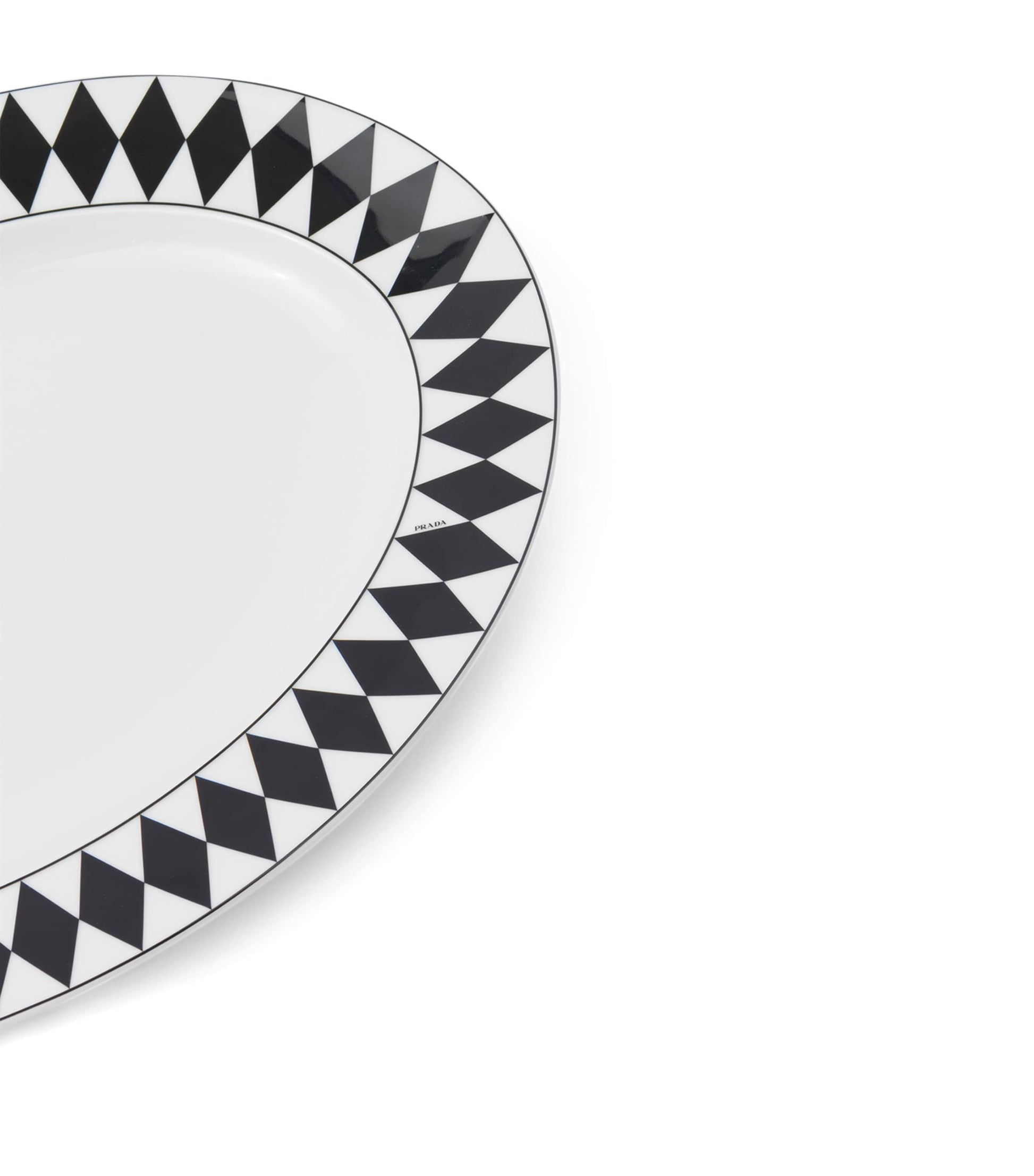 Prada Chequerboard Serving Plate (40cm)