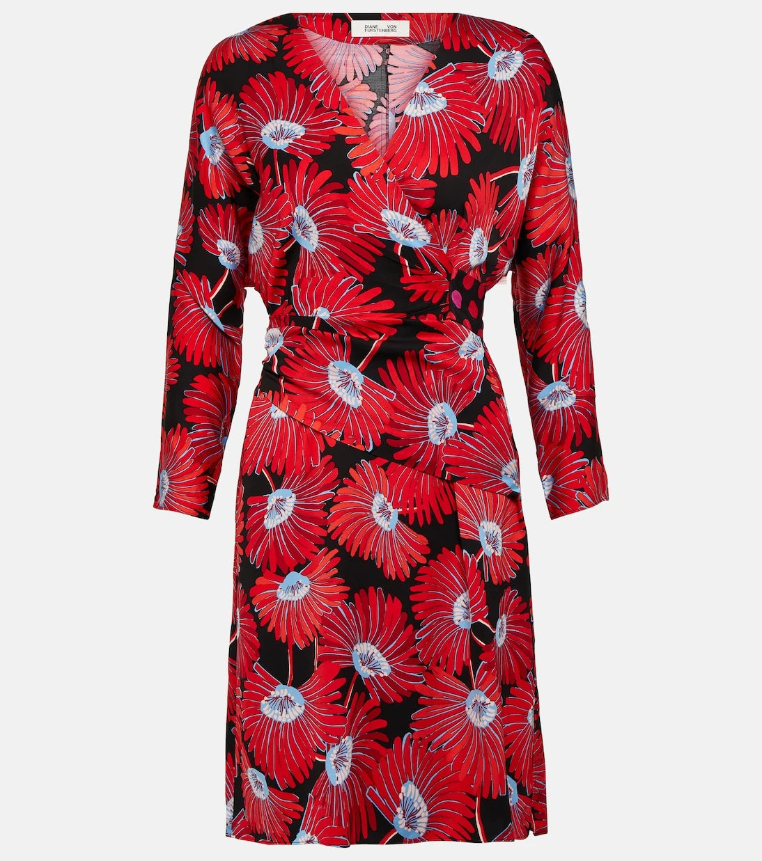 Diane von Furstenberg - Mikah printed satin wrap dress