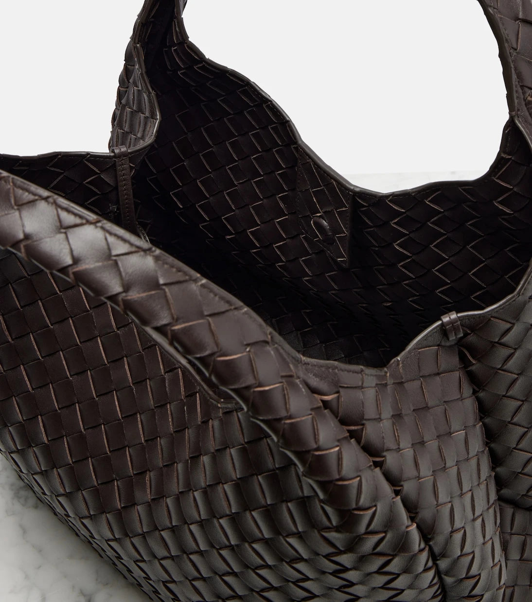 Bottega Veneta - Campana Large leather shoulder bag