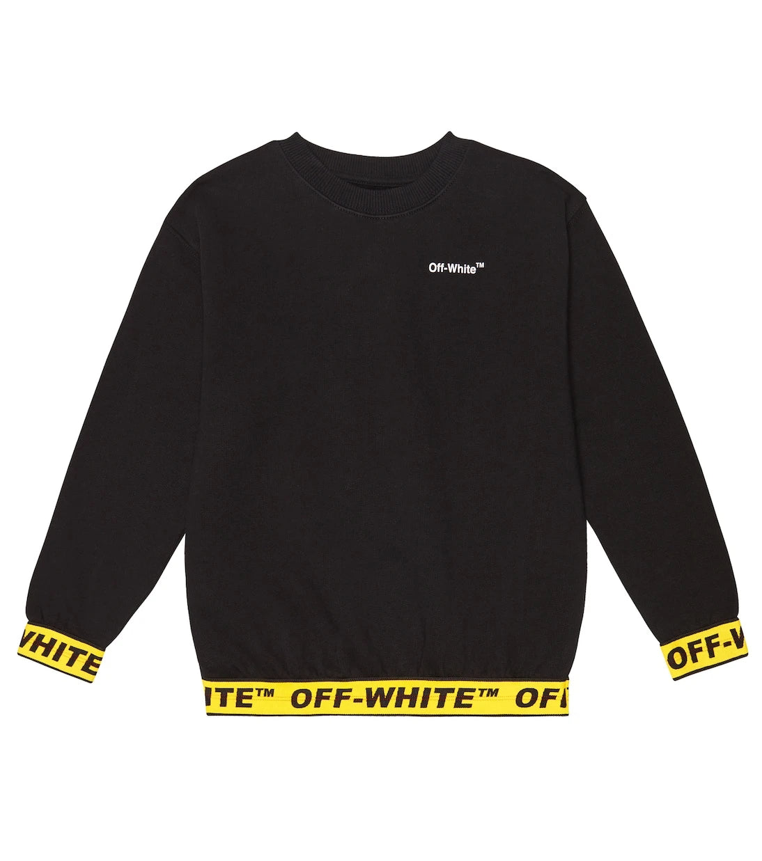 سويت شيرت من جيرسيه القطن بشعار Off-White Kids