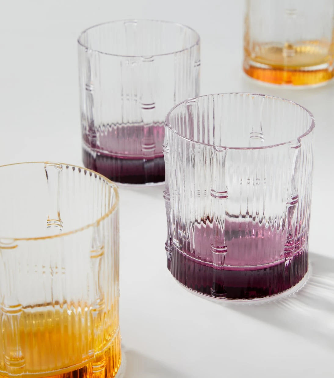 La DoubleJ - Bamboo set of 2 crystal tumblers