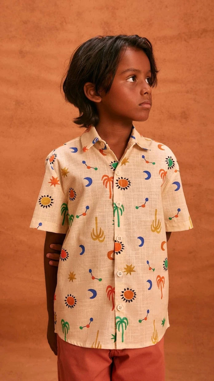 Fábula - Printed cotton shirt