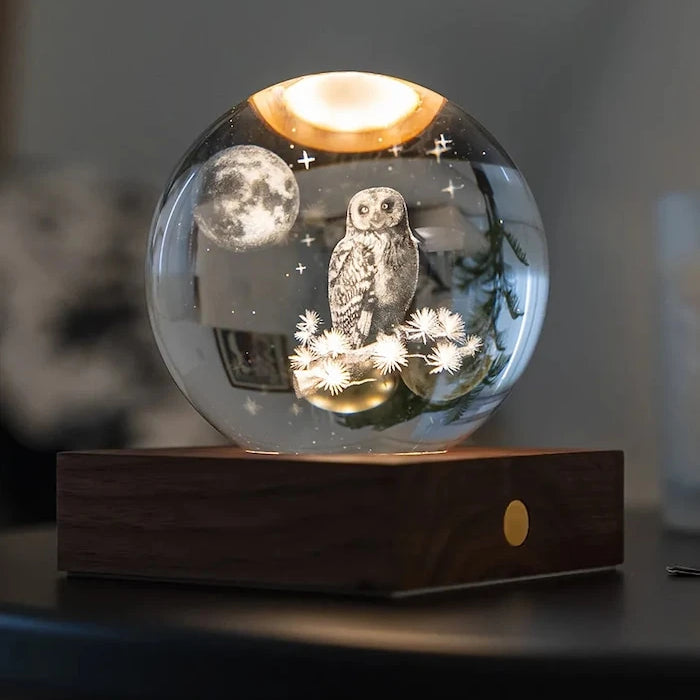 Безжична led лампа Gingko Design Amber Crystal Light
