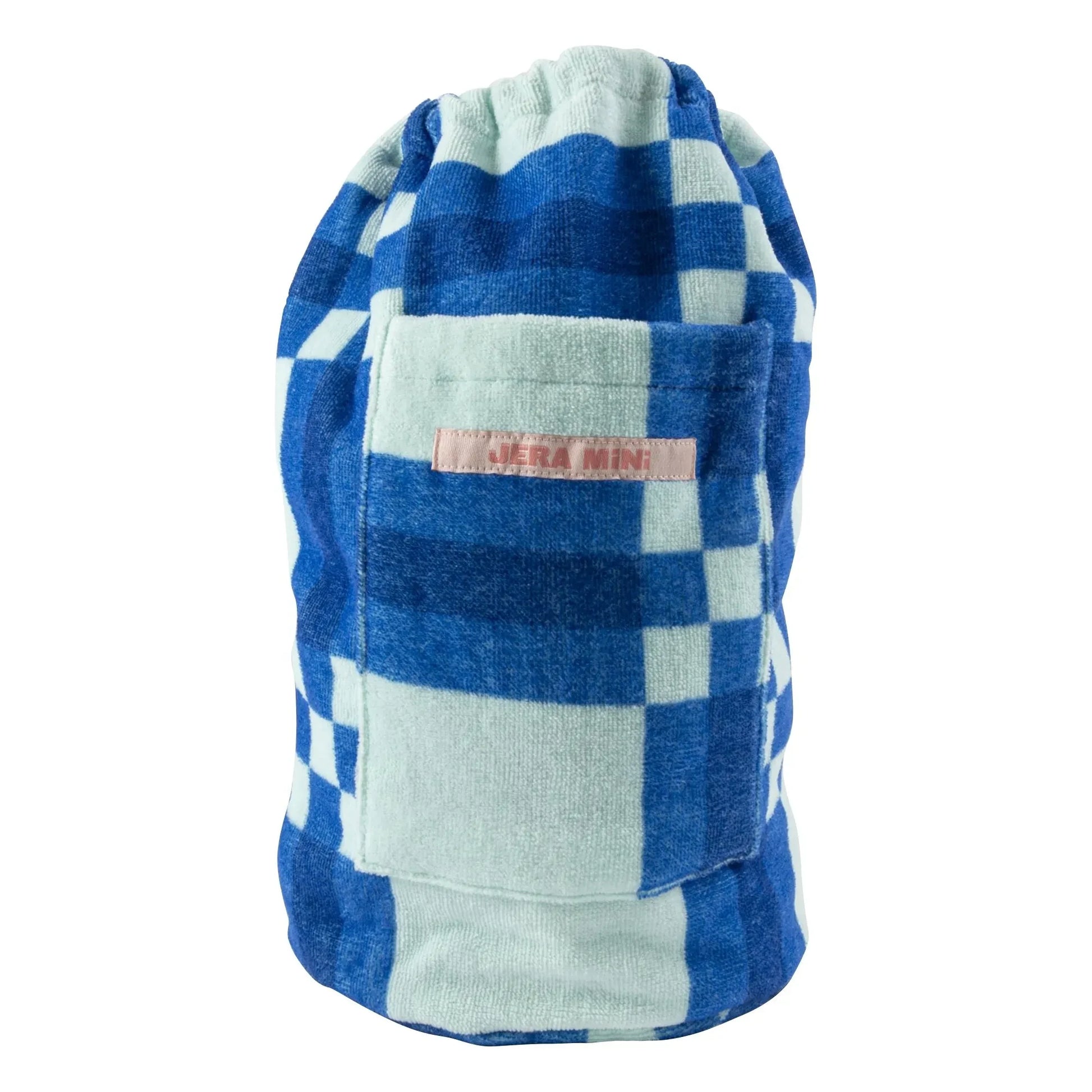 Jera Mini - Terrycloth Pocket Backpack | Blue