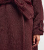 Red Alpaca-Virgin Wool Coat