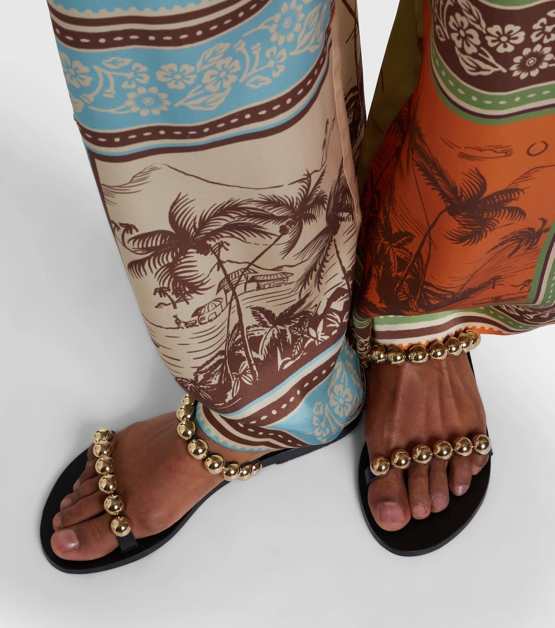 Ancient Greek Sandals - Lambri studded leather sandals
