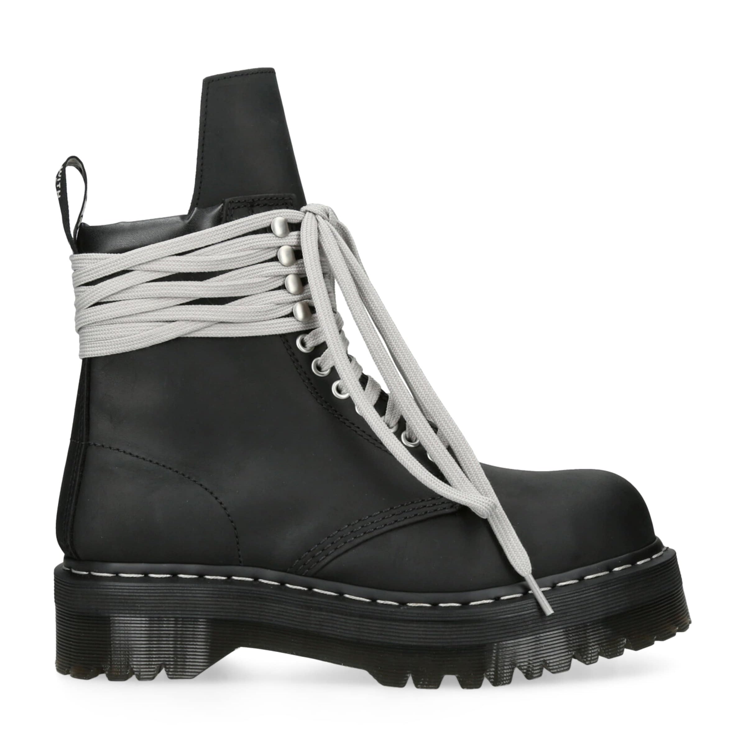 Rick Owens x Dr. Martens Quad Sole Steel Toe Boots