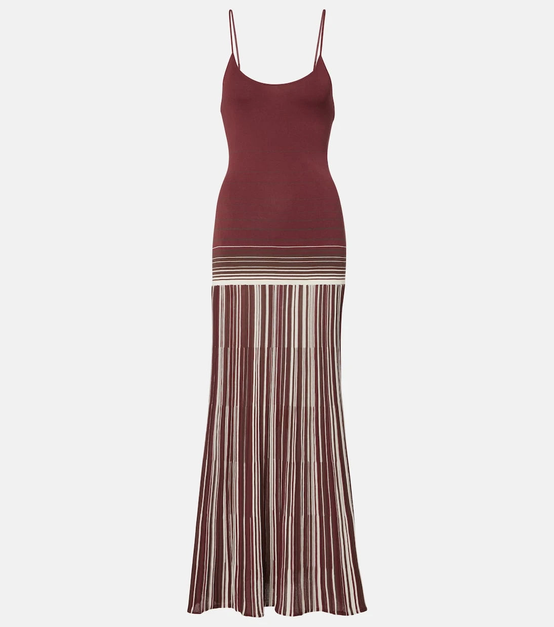 Faithfull - Cecile striped cotton-blend maxi dress