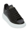 McQueen Black Leather Oversized Sneakers