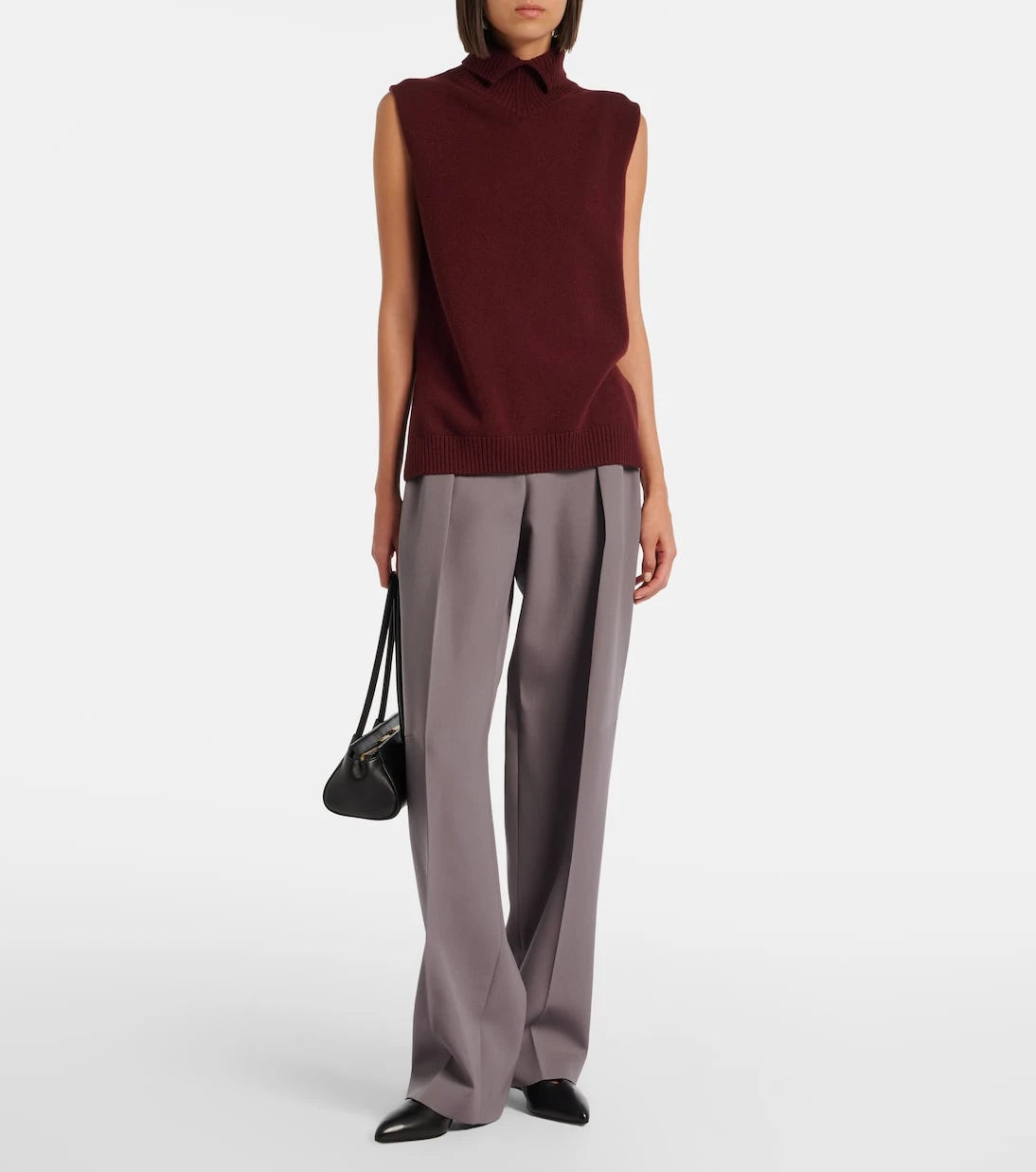 Jil Sander - Arc leather pumps