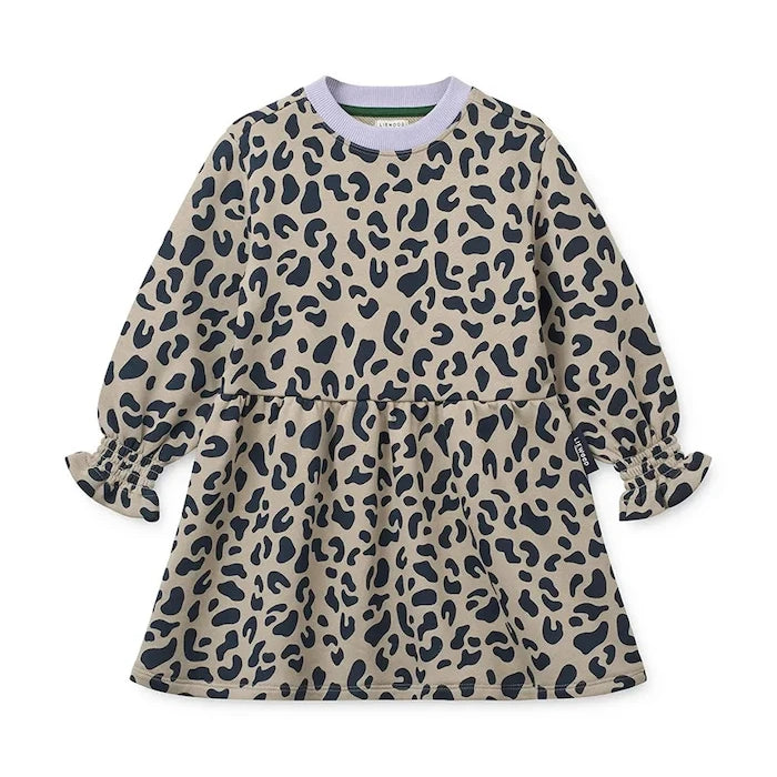 Liewood рокля от памук Lia LS Sweatdress