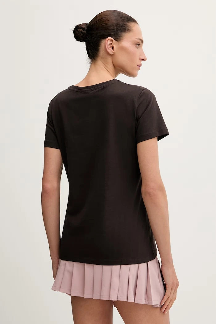 Guess pamuk ve elastan karışımlı kadın tişört COLETTE