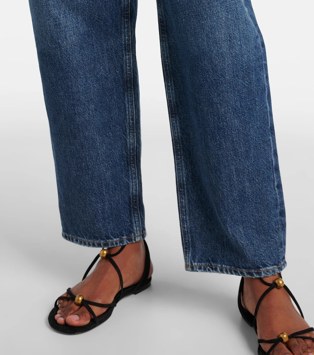 Agolde - V-Waist Baggy straight jeans