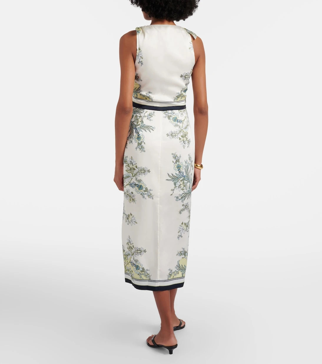Veronica Beard - Kaliza floral twill midi dress