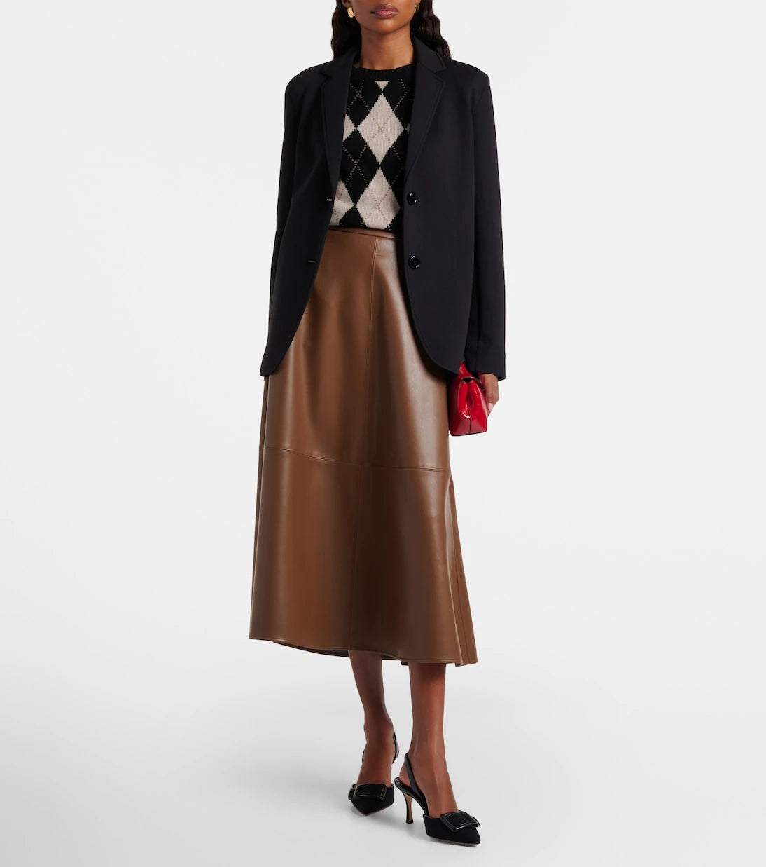 'S Max Mara - بليزر ماتولو من القطن المخلوط الجيرسيه
