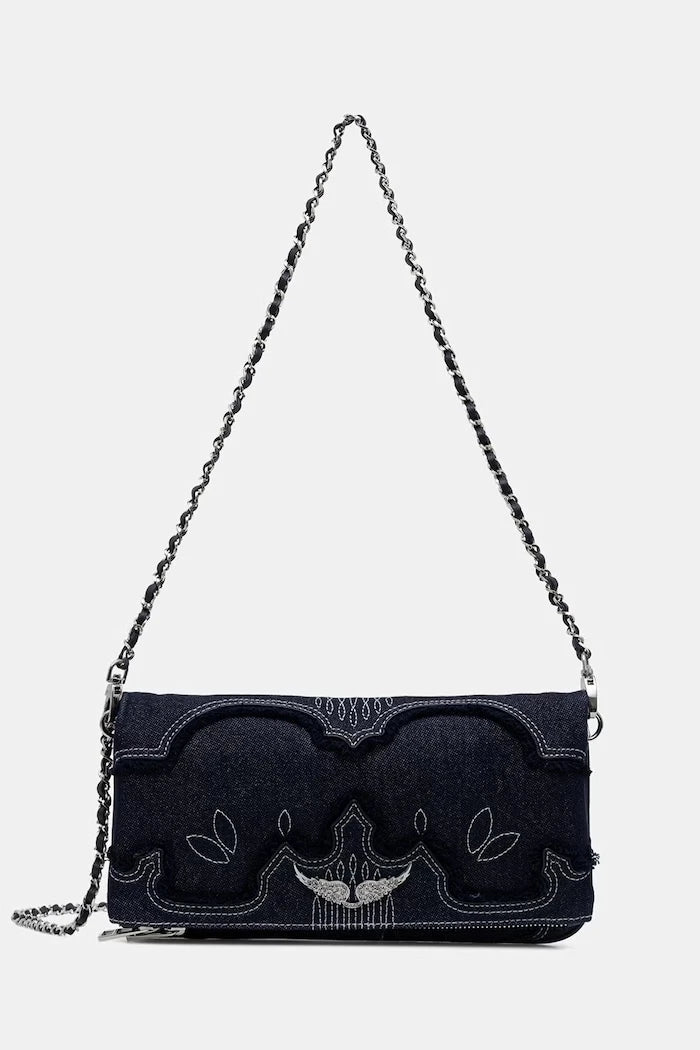 Zadig&Voltaire чанта crossbody дамска от деним