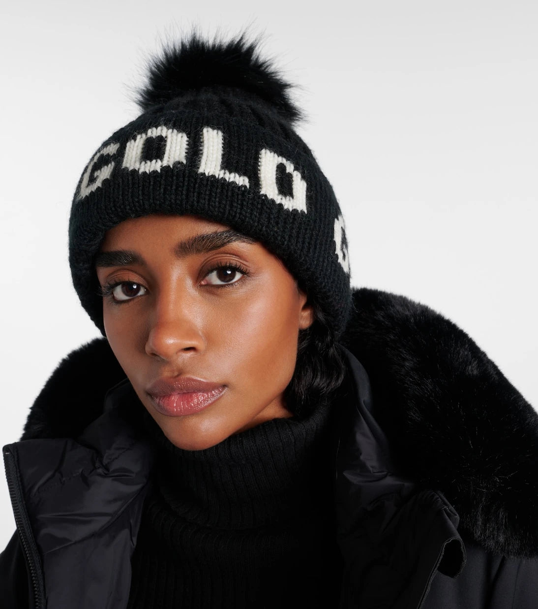 Goldbergh - Hodd logo ribbed-knit beanie