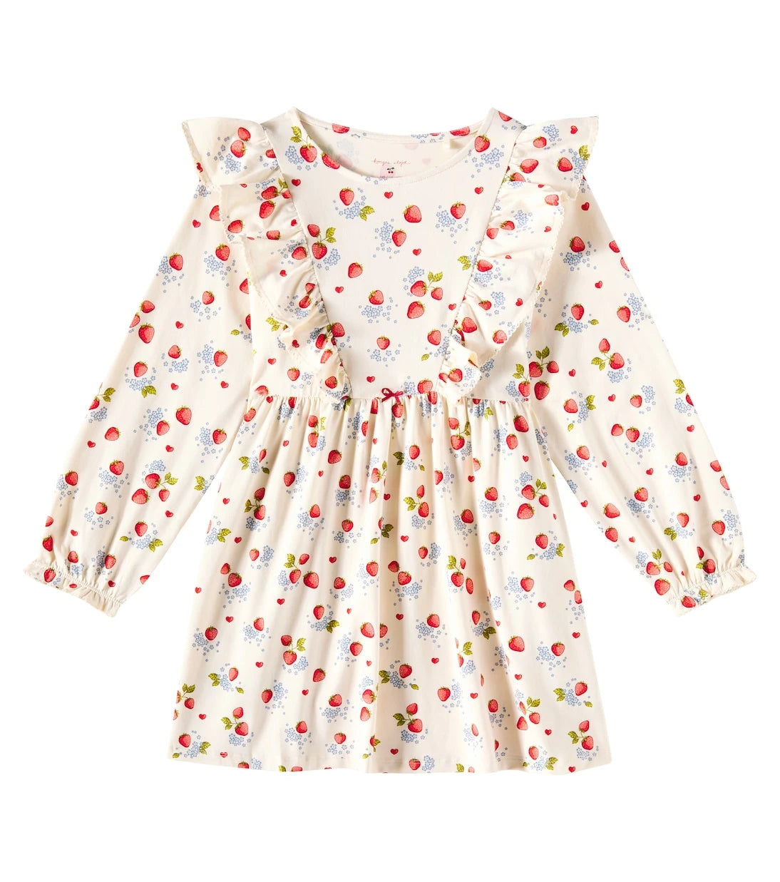 Konges Sløjd - Ruffled printed cotton-blend jersey dress