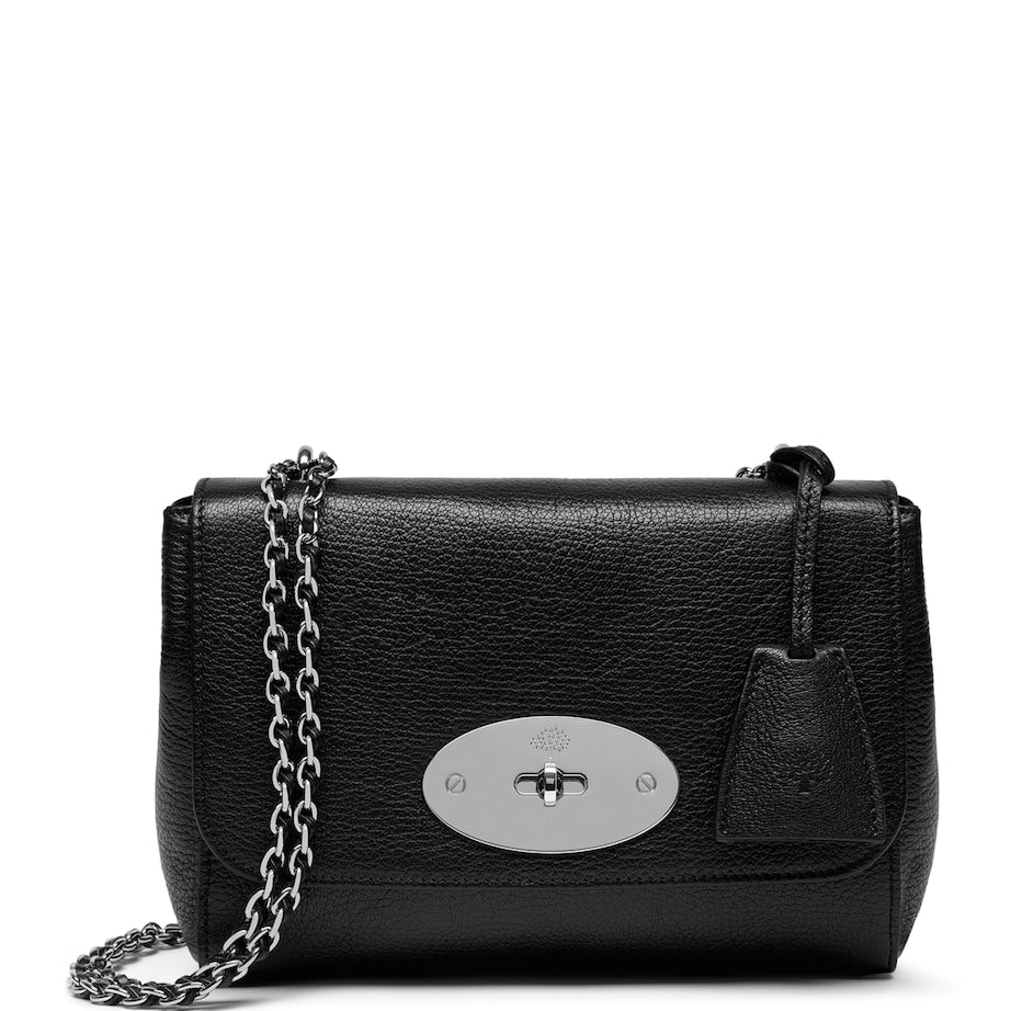 Mulberry Black Leather Lily Shoulder Bag