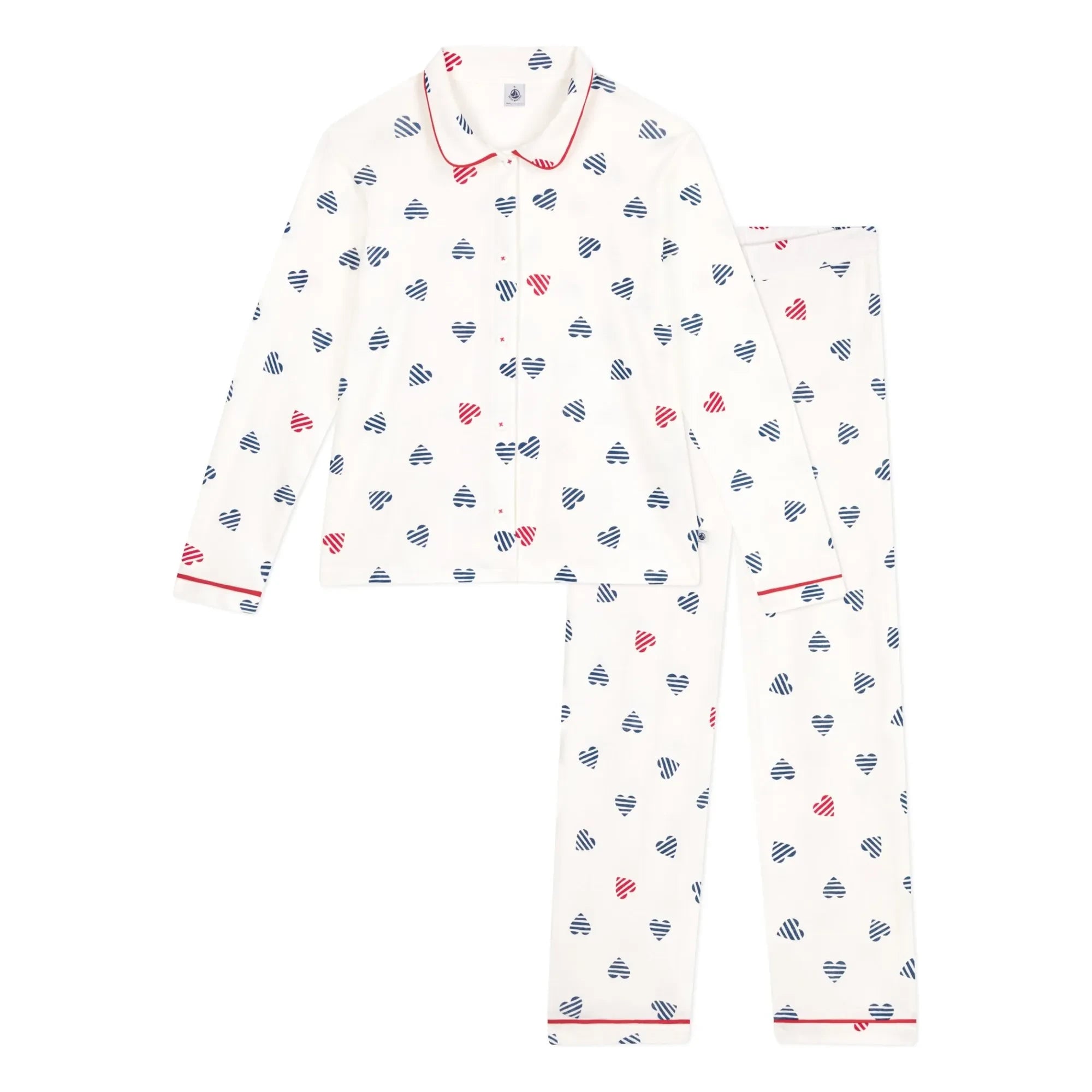 Petit Bateau - Britany organic cotton pyjamas | White