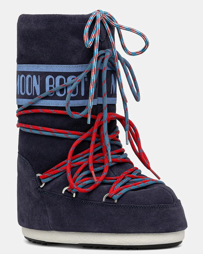 Детски велурени зимни обувки Moon Boot MB ICON SUEDE LACES