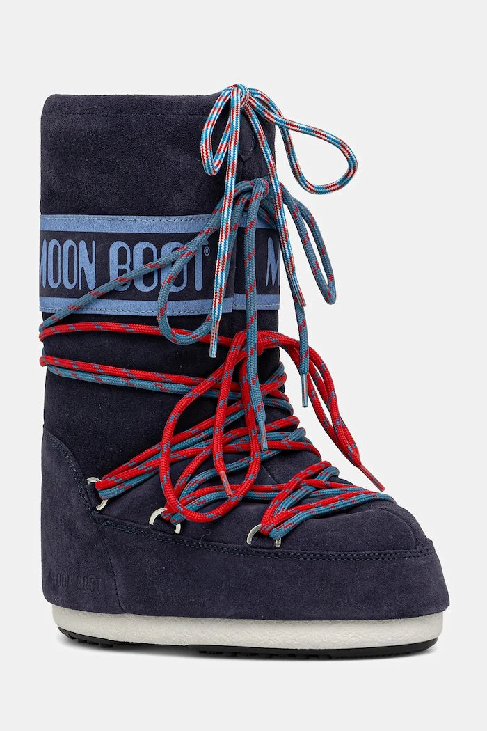 Moon Boot MB ICON SUEDE LACES Çocuk Süet Kışlık Botlar